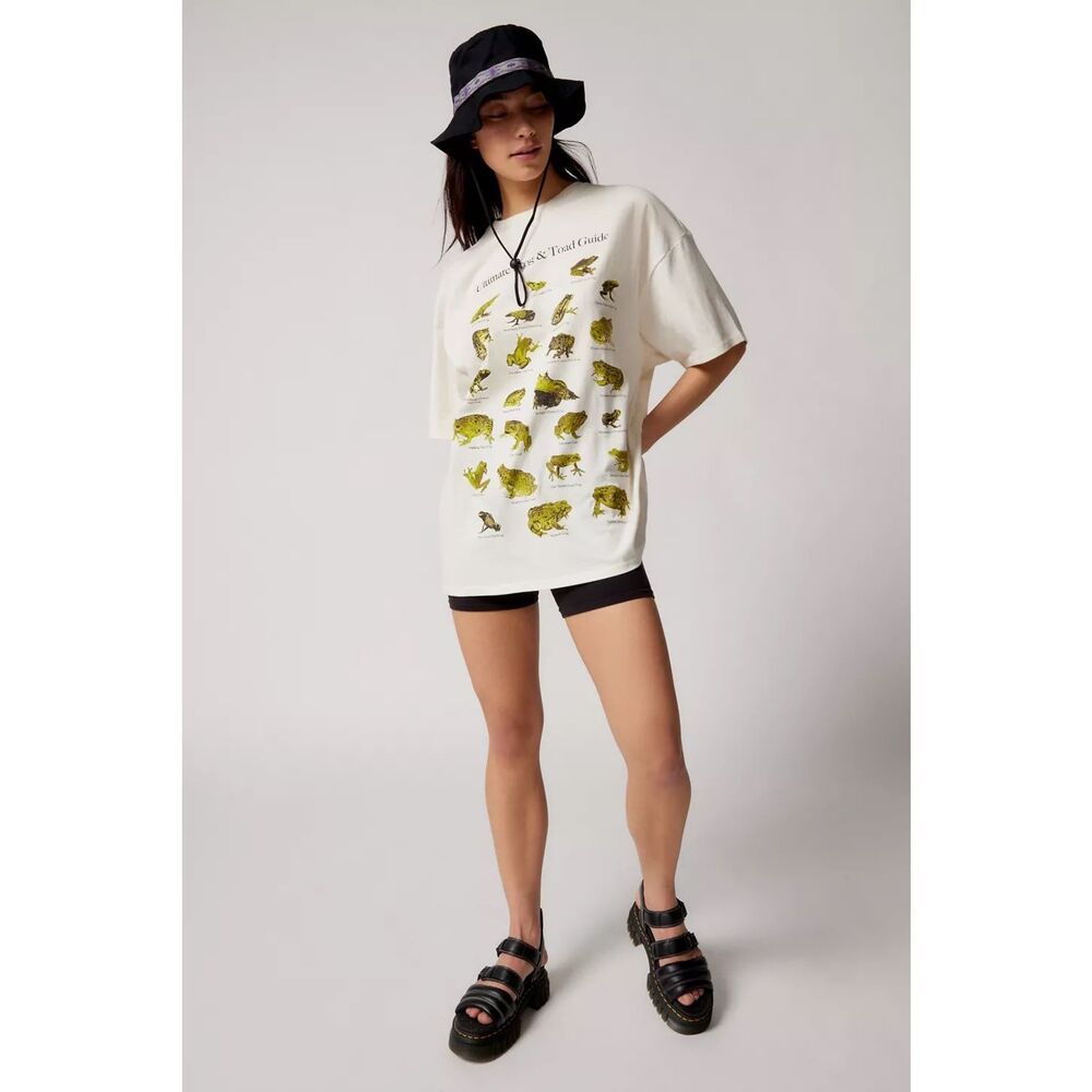 Urban Outfitters UO Ultimate Frog & Toad Guide Tee Ivory XL/XXL NEW - Picture 4 of 5